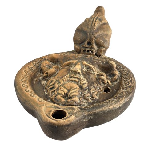 FAUN - ROMAN OIL LAMP, LANTERN