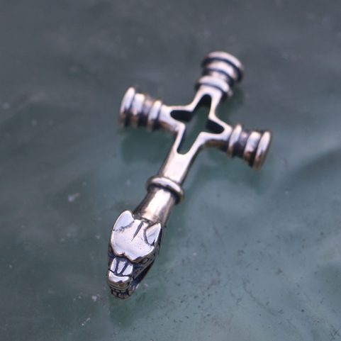 FENRIR - WOLFKREUZ, ISLAND, SILBER AG 925, 11G