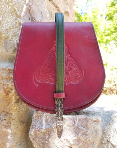 GOTLAND, VIKING LEATHER BAG