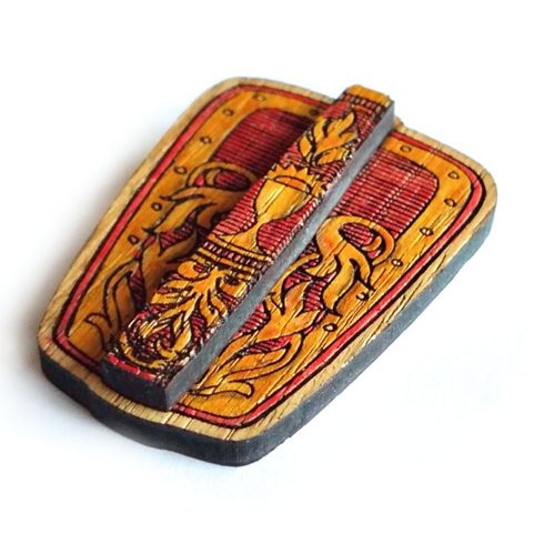 HAND-PAINTED HUSSITE PAVISE PIN