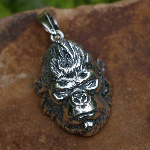 GORILA, ANHÄNGER, SILBER 925 15G
