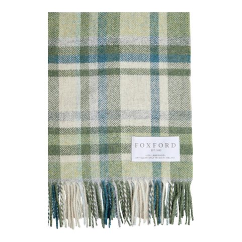 IRISH WOOL BLANKET, LAMB FOXFORD SLIEVEBOY