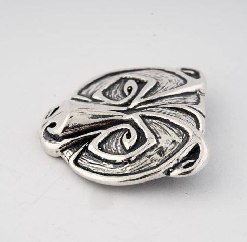 URSUS, BEAR PENDANT, STERLING SILVER