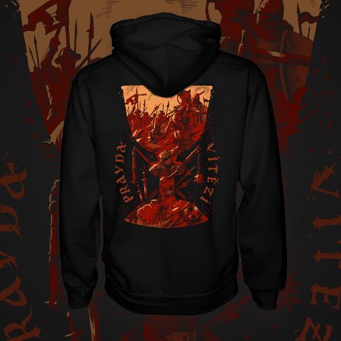 TRUTH WINS - SWEATSHIRT MIT REISSVERSCHLUSS VON HUSSITE