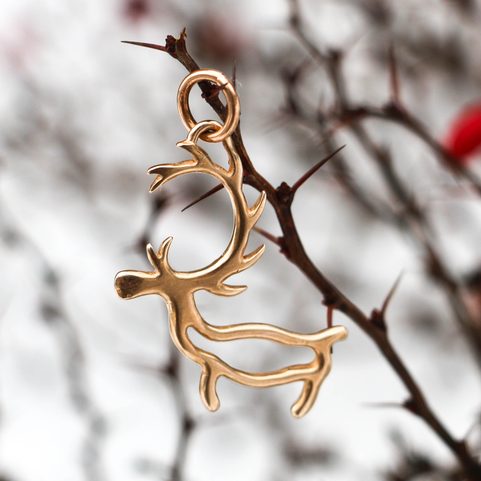 PORO, SAMI REINDEER, PENDANT BRONZE