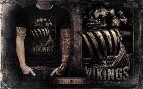 VIKINGS ON TOUR, MEN'S T-SHIRT