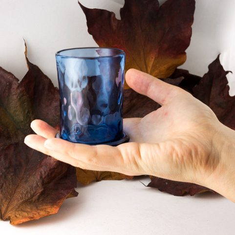 VERRE, BLEU, SUÈDE, 16ÈME SIÈCLE
