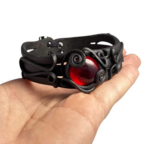 BRACELET EN VERRE OU BLEU