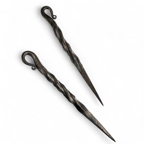 MEDIEVAL SKEWER HAND FORGED, IRON