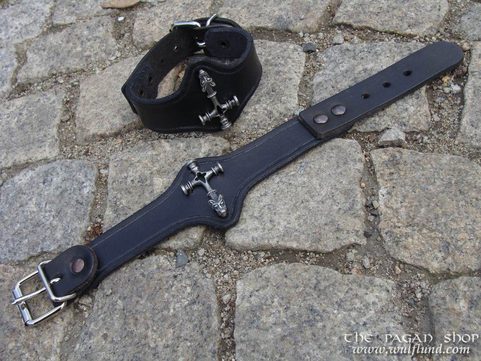 WOLF CROSS, HEAVY METAL CUFF - MJOLNIR, ICELAND