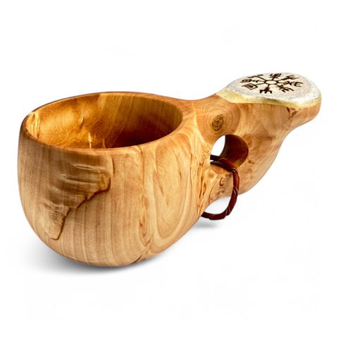 VEGVÍSIR KUKSA, BIRCH BOWL FROM LAPLAND