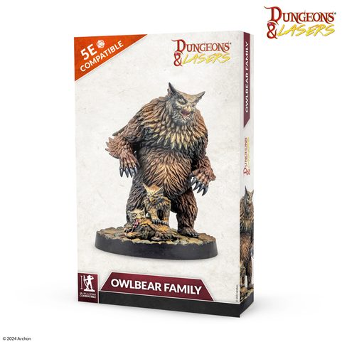 DUNGEONS & LASERS: OWLBEAR FAMILY