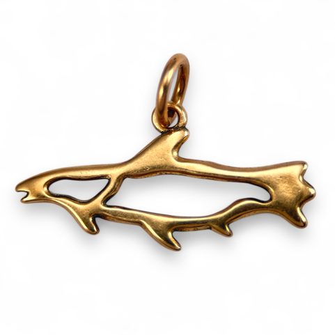 LUOSSA, SAUMON SAMI, PENDENTIF EN BRONZE