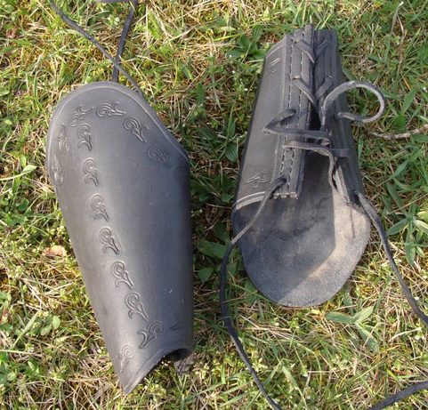 LEATHER VAMBRACES, 3,5 MM THICK