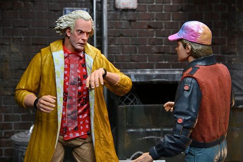 BACK TO THE FUTURE 2 ACTION FIGURE DOC BROWN 18 CM