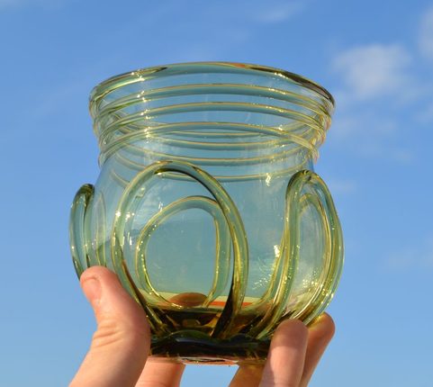VIKING DRINKING VESSEL, BIRKA, VIII. CENTURY