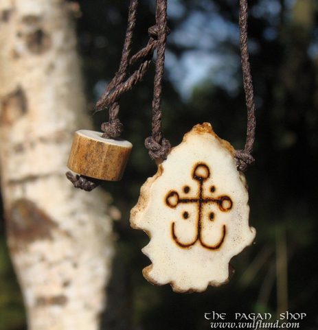 FAVOUR OF GODS, REINDEER SHAMAN DRUM NECKLACE, JEWELRY OF LAPLAND