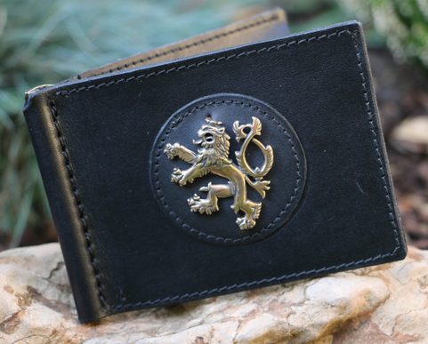 BOHEMIA - CZECH LION, LEATHER WALLET