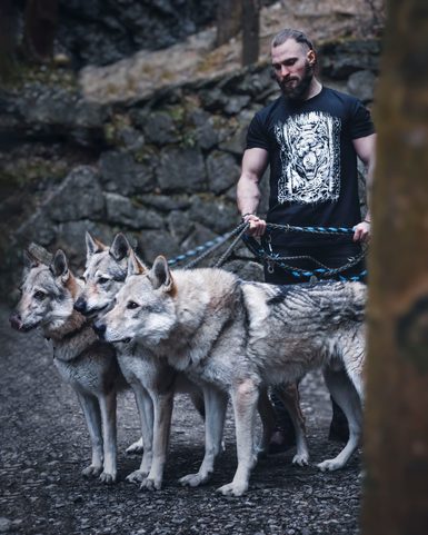FENRIR MEN'S T-SHIRT  B&W