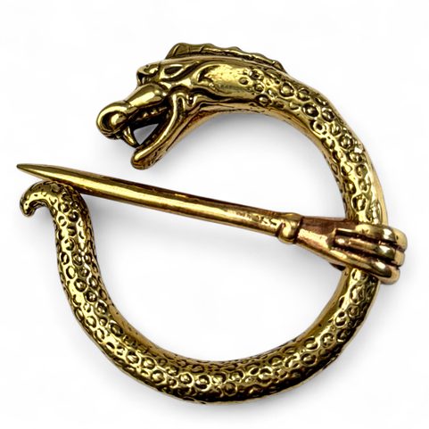 NIDHOGG, DRAGON BROOCH, BRONZE