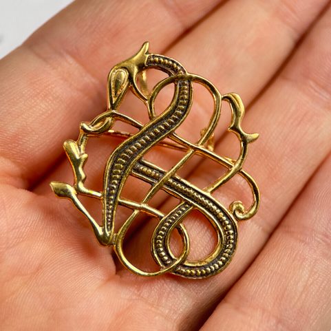 VIKING BRONZE BROOCH