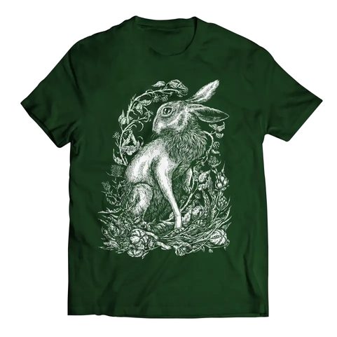 HARE, MEN'S T-SHIRT GREEN