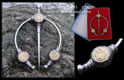 VIKING THISTLE BROOCH