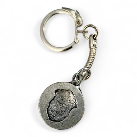 ZEUS, GREEK GOD, KEY RING ZINC ANTIQUE SILVER