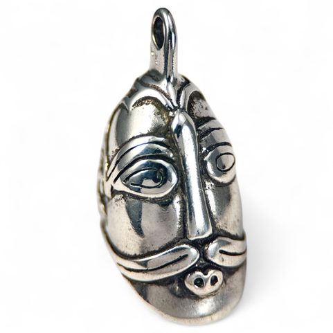 ASKA, MASSIVE SILVER VIKING PENDANT, AG 925