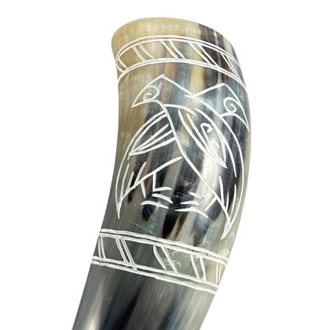 HUGINN AND MUNINN, DRINKING HORN 0,3 L