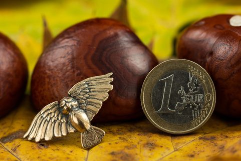 SMALL OWL, PENDANT, BRONZE