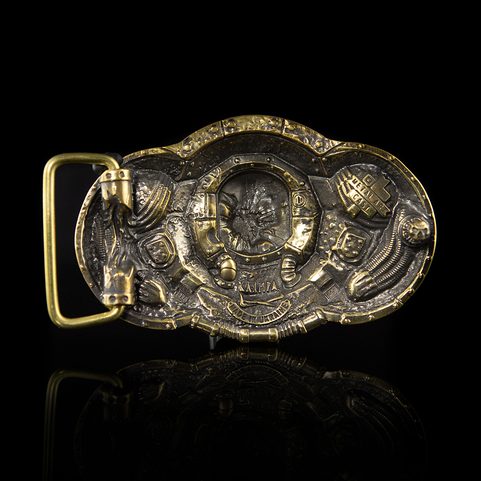 ALIEN, BELT BUCKLE, BRASS