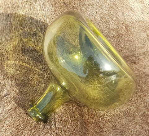 DORA GREEN CARAFE - HISTORICAL GLASS