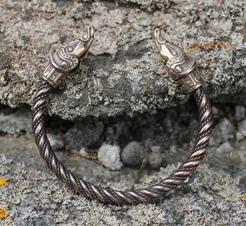 MIDGARDSORMR, WIKINGER-ARMBAND, BRONZE