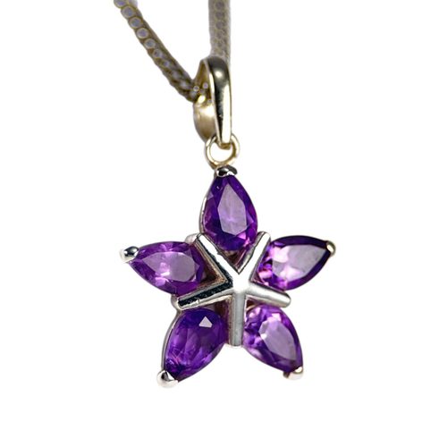AMETARA, SILVER PENDANT, AMETHYST AG 925/1000