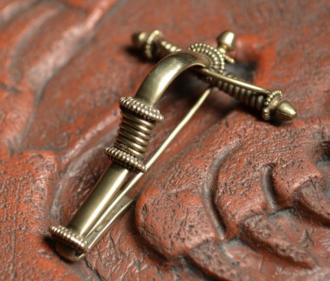 GERMANIC BRONZE FIBULA
