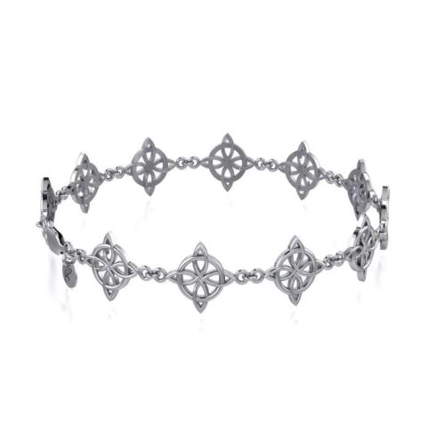 KNOTS OF LIFE, SILVER BANGLE, AG 925, 9 G