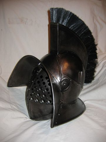 GLADIATOR MURMILLO HELMET WITH CREST