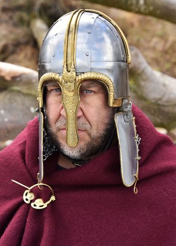 COPPERGATE HELMET, WITH BUTTED AVENTAIL, 1.6 MM STEEL