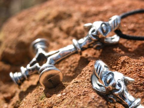 NORSE PENDANT - SILVER THOR HAMMER