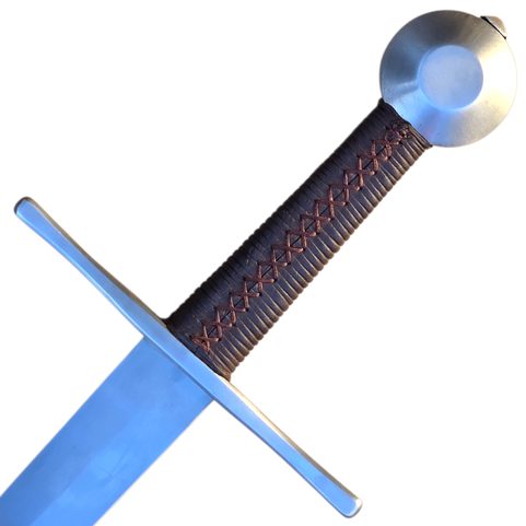 SION, ÉPÉE À UNE MAIN, XIVE–XVE SIÈCLE, FULL TANG, MARRON