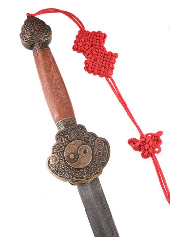 TAI CHI JIAN SWORD IN DAMASCUS STEEL