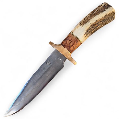 HESCHMIEDETES BOWIEMESSER MIT SCHEIDE BLACKBURN