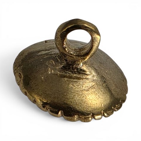 MEDIEVAL BRASS BUTTONS 5 PIECES