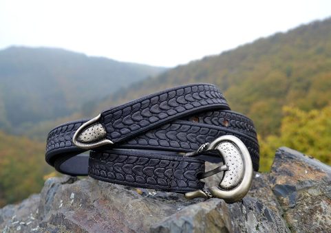 REPTILE, LEATHER BELT
