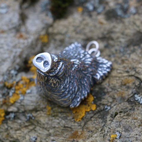 SANGLIER - PENDENTIF, ARGENT MASSIF