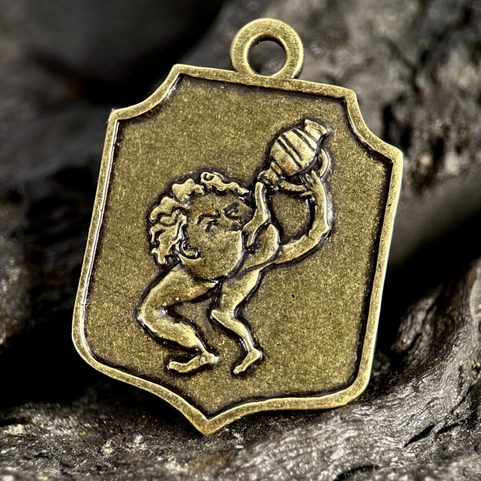 THE THIRSTY HOLE IN THE WALL TAVERN, ZINC ALLOY PENDANT, KINGDOM COME: DELIVERANCE II