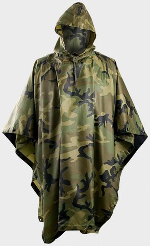 PONCHO U.S. MODEL - US WOODLAND