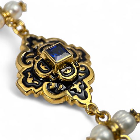 NECKLACE ELEONORA DI TOLEDO, 16TH CENTURY, BRASS, GILDED