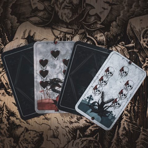 FOUR HORSEMEN SET OF MARRIAGE CARDS